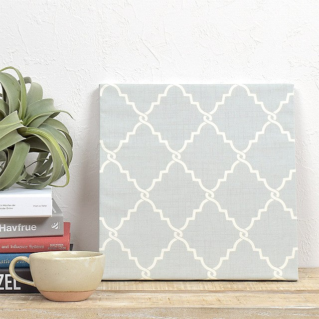 ファブリックパネル Mサイズ 33cm×33cm モロッコパターン グレー