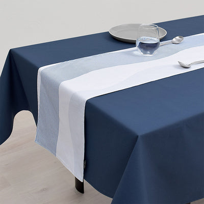 Introducing a 100% cotton reversible type table runner. 