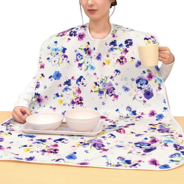 介護用 お食事エプロン 撥水・軽量タイプ（レディーズ・STYLE Décorオリジナルデザイン）