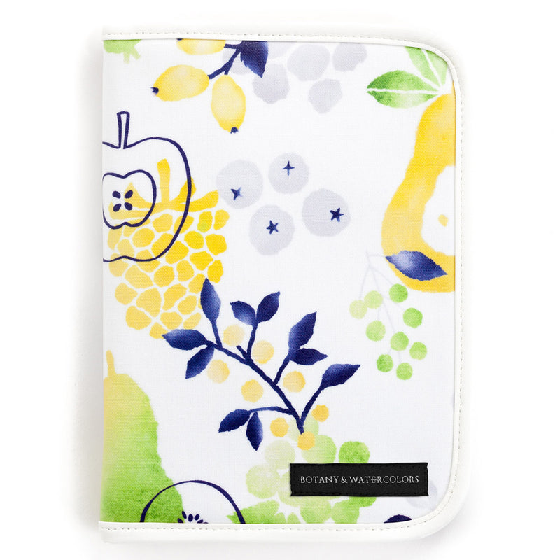 Multi case/Mother and child notebook case zipper type fruit in bloom
