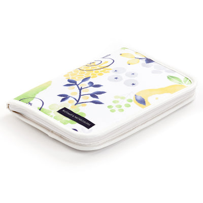 Multi case/Mother and child notebook case zipper type fruit in bloom