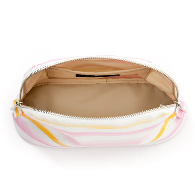 Round Pouch Large Pink Sunset