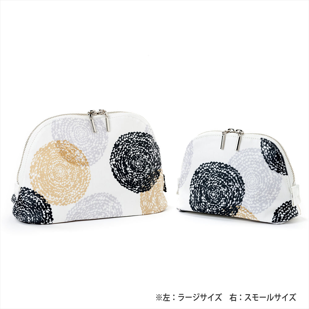 ラウンドポーチ スモール ボタニカルヴェッセル 化粧ポーチ おしゃれ