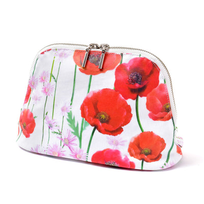Round Pouch Large Scarlet Poppy