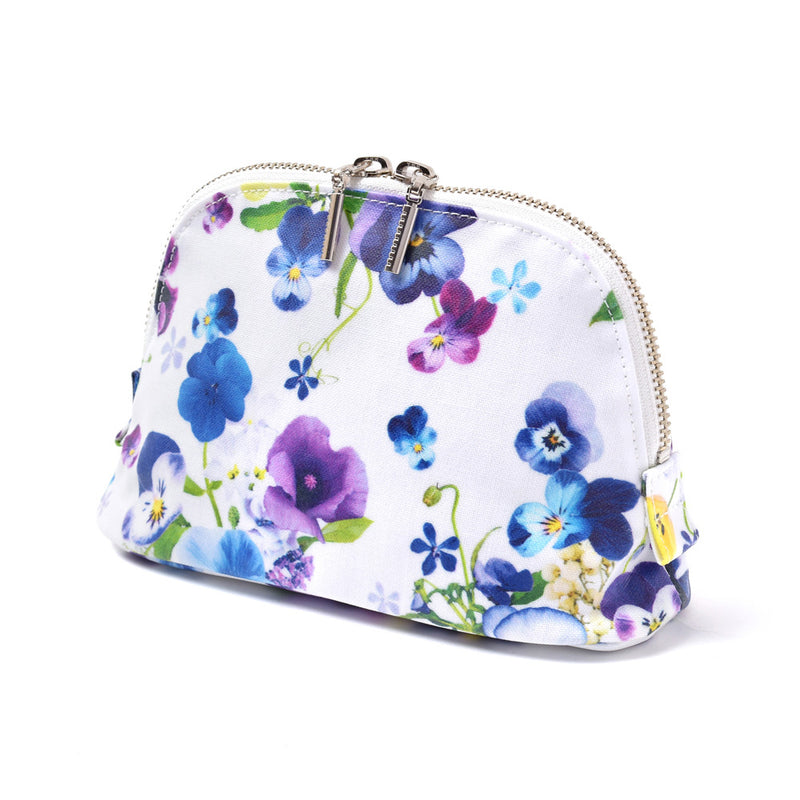 Round pouch small floral bouquet