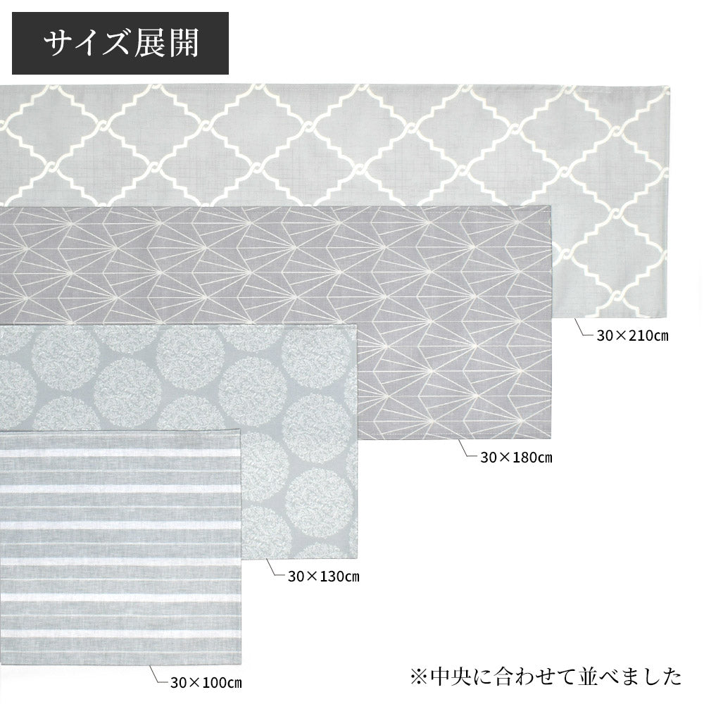 テーブルランナー・テーブルセンター 30cm×210cm ラミネートタイプ