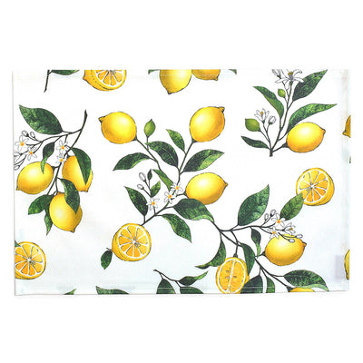 Lunchon mat 2 pieces set (30cm x 45cm) Laminated type citrus lemon
