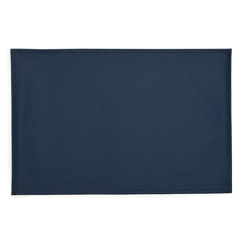 Lunchon mat 2 pieces set (30cm x 45cm) Laminated type plain Ox Navy blue
