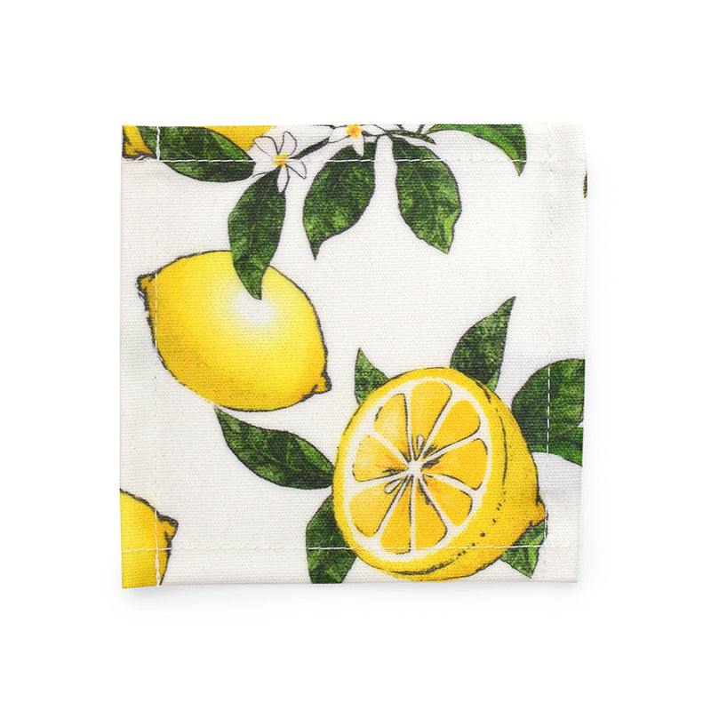 Coaster Set of 4 Laminate Type Citrus Lemon 