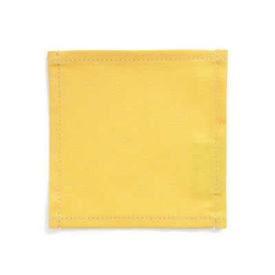 Coaster Set of 4 Standard Type 100% Cotton Plain Ox Citron Yellow 