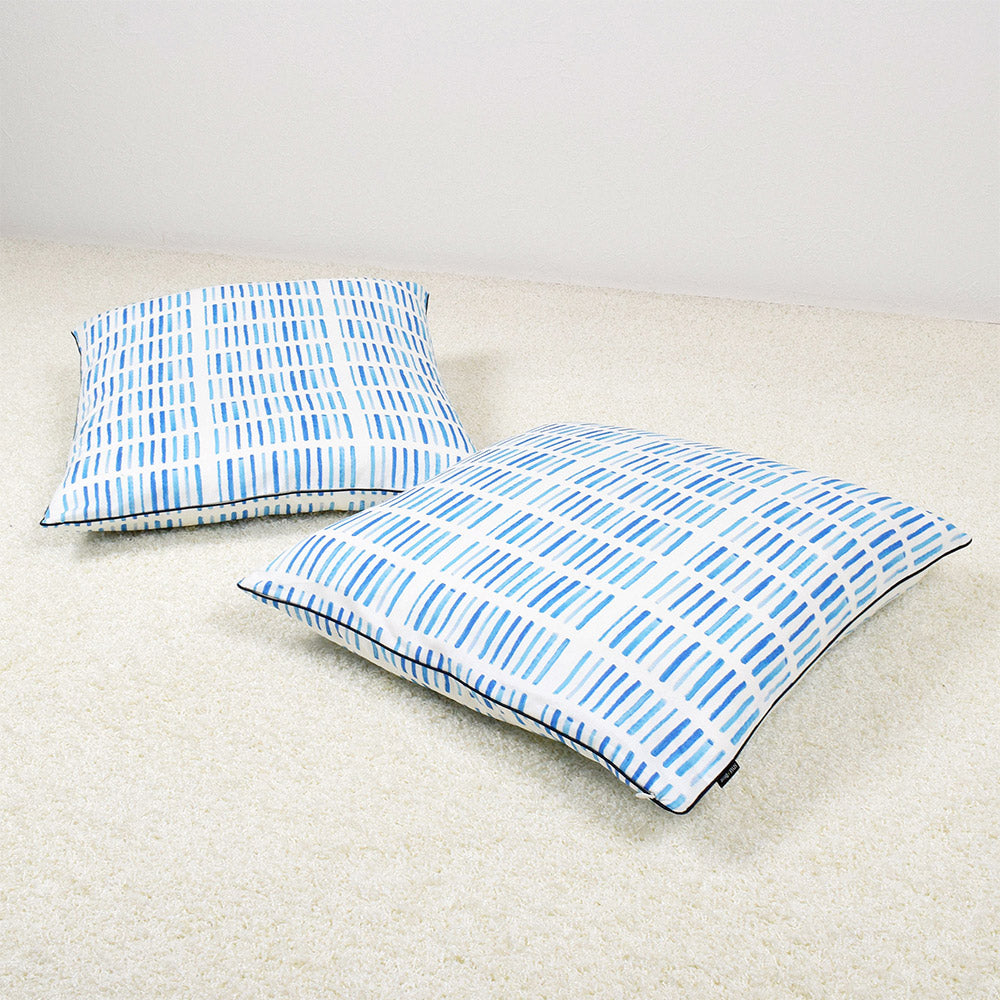Cushion Cover (55cm×59cm) Set of 2 Blue Surf 
