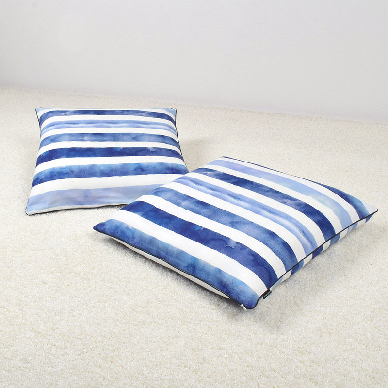 Cushion Cover (55cm×59cm) Set of 2 Blue Horizon 