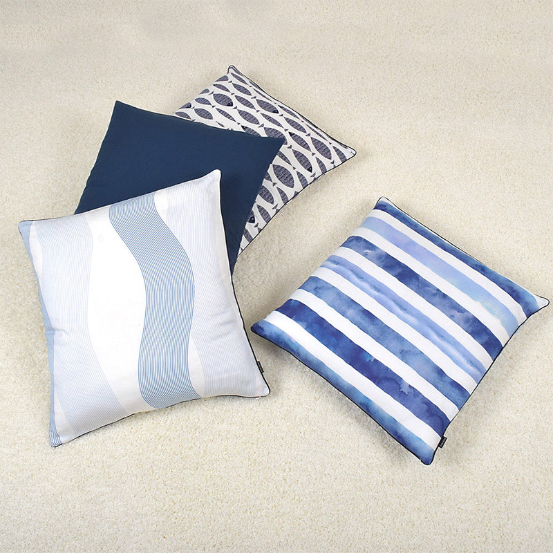 Cushion Cover (55cm×59cm) Set of 2 Blue Horizon 
