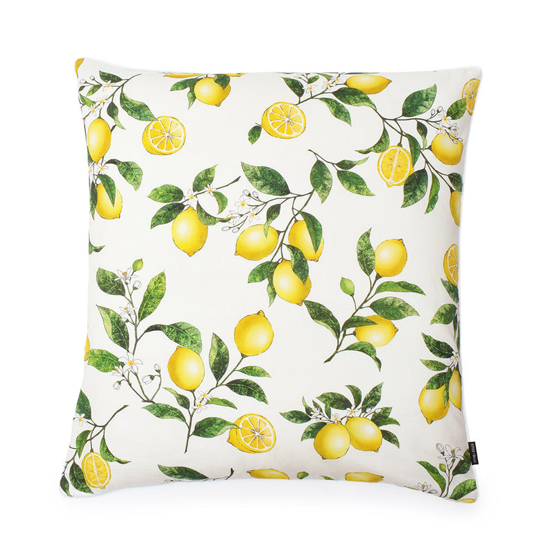 Cushion Cover (55cm×59cm) Set of 2 Citrus Lemon 