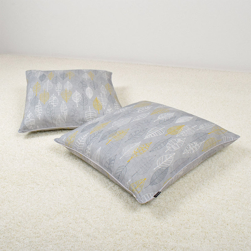 Cushion Cover (55cm×59cm) Set of 2 Leaf Sketch 