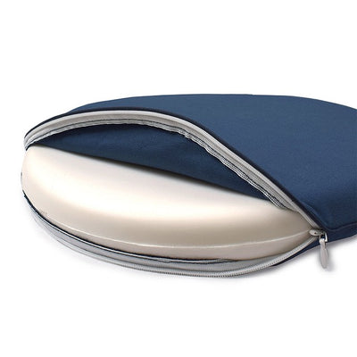 Seat cushion (34cm x 34cm) plain ox navy blue 