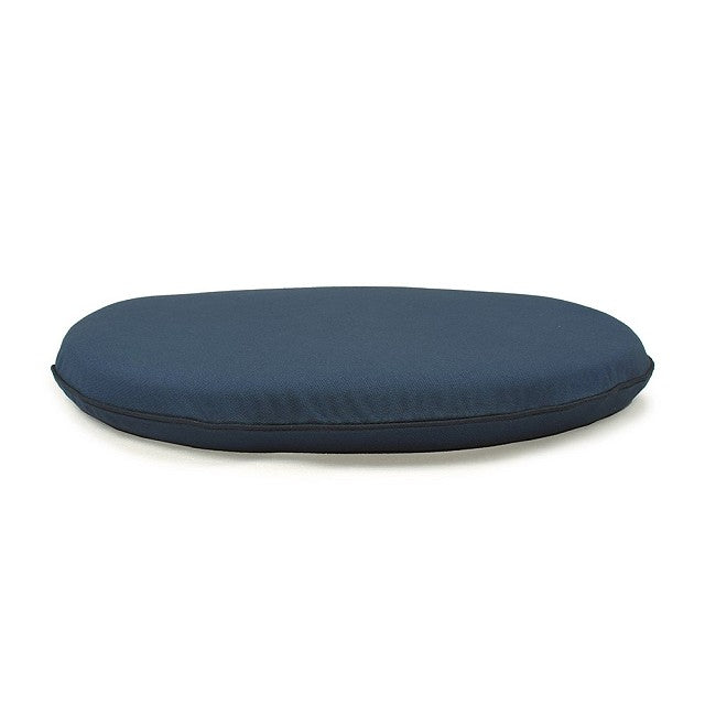 Seat cushion (34cm x 34cm) plain ox navy blue 