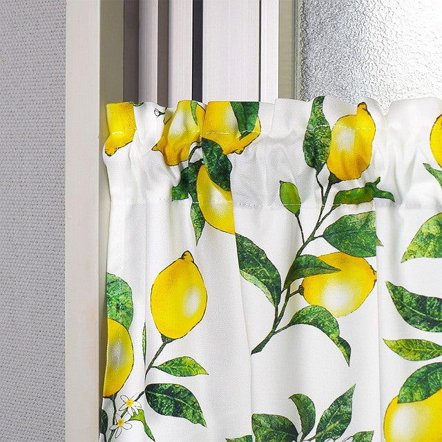 Les Olivades カフェカーテン 145x45cm 綿100% 高価ハンドメイド・手芸 - Les Olivades カフェカーテン