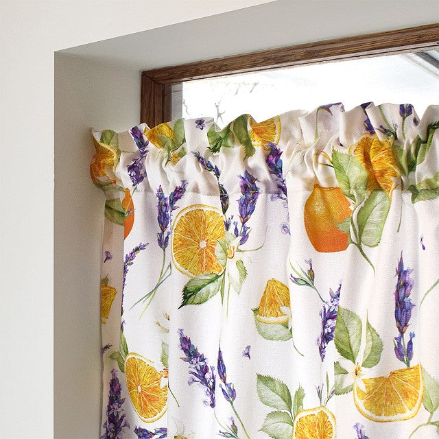 コットン　プリントカーテン　新品　フランス雑貨 12clcj12 遮像レースカーテン｜リーフ刺繍（送料無料） 通販【ニッセン】