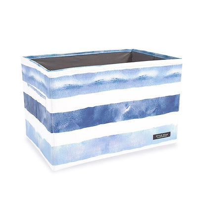 Fabric box M size (25cm x 38cm x 25cm) Blue Horizon 