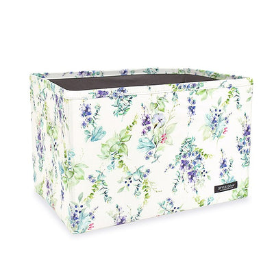 Fabric box M size (25cm×38cm×25cm) Botanical bouquet 