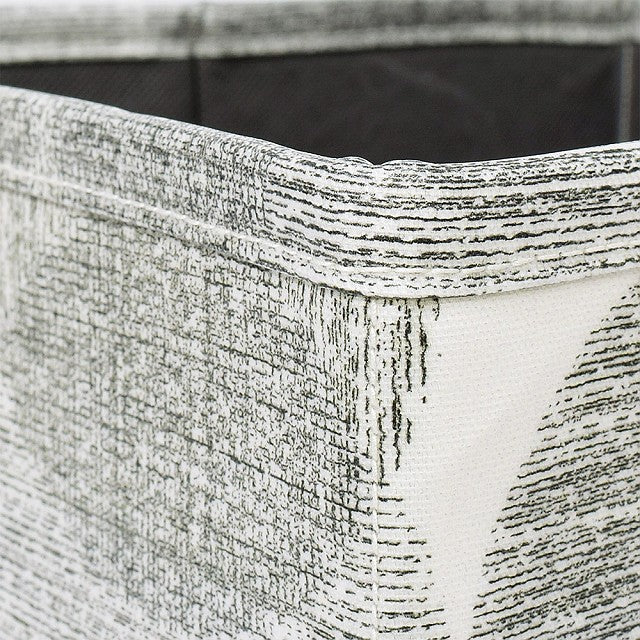 Fabric box M size (25cm x 38cm x 25cm) Round Rhythm 
