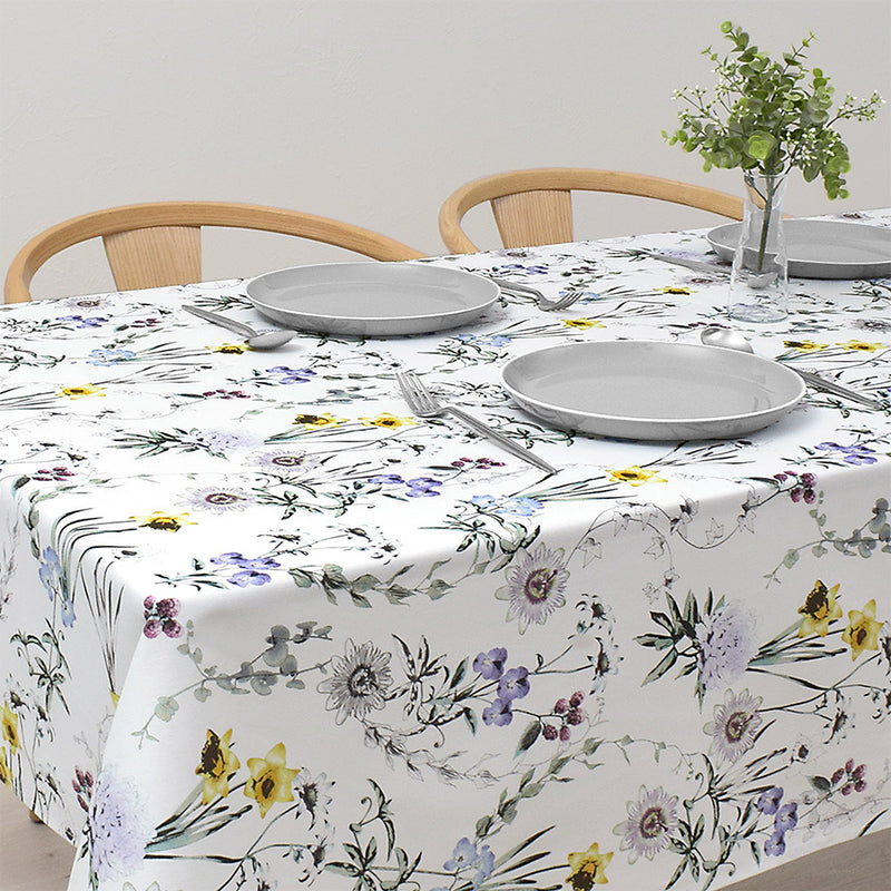 Table cloth (142cm x 180cm) Standard type 100% cotton botanical garden
