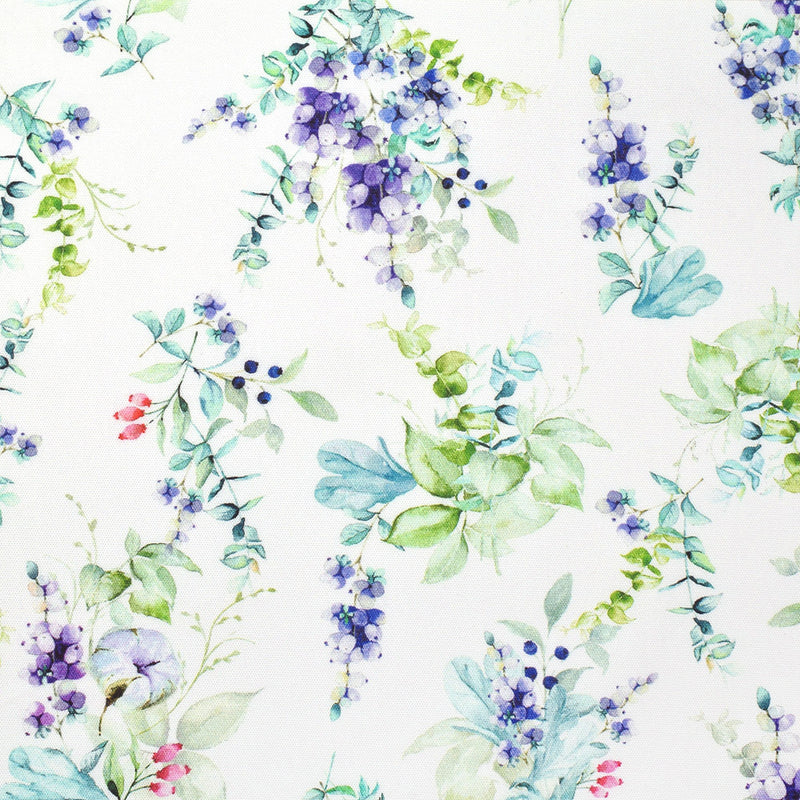 Table cloth (142cm x 180cm) Standard type 100% cotton botanical bouquet