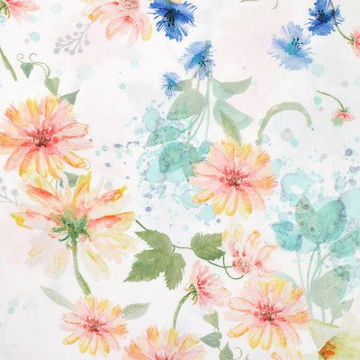 Table cloth (142cm x 180cm) Standard type 100% cotton pastel floral