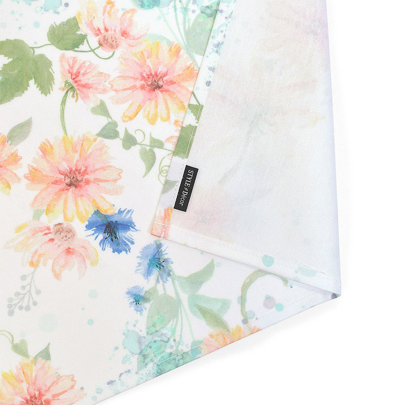 Table cloth (142cm x 210cm) Standard type 100% cotton pastel floral