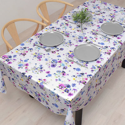 Table cloth (120cm x 150cm) Standard type 100% cotton floral bouquet