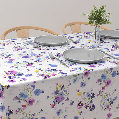 Table cloth (120cm x 150cm) Standard type 100% cotton floral bouquet