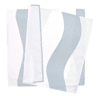 Set of 2 table napkins/torsion water flow