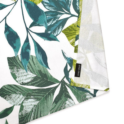 Set of 2 table napkins / torsion botanical leaf