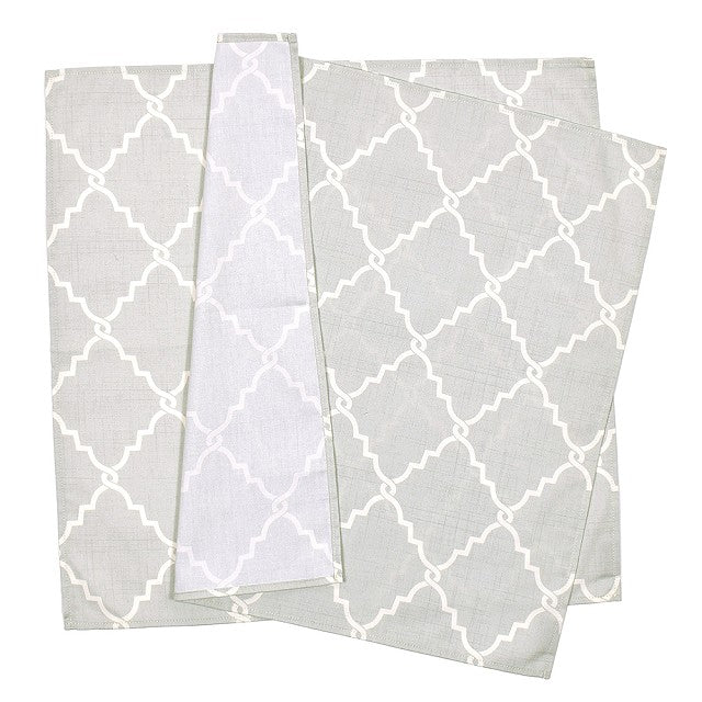 Set of 2 table napkins/torchons Moroccan pattern