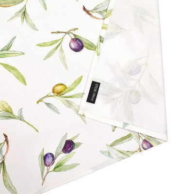 Set of 2 table napkins / torchon olive tree