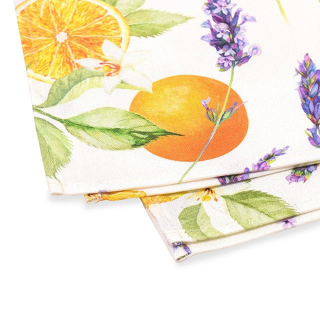 Set of 2 table napkins / torchon Soleil Provence