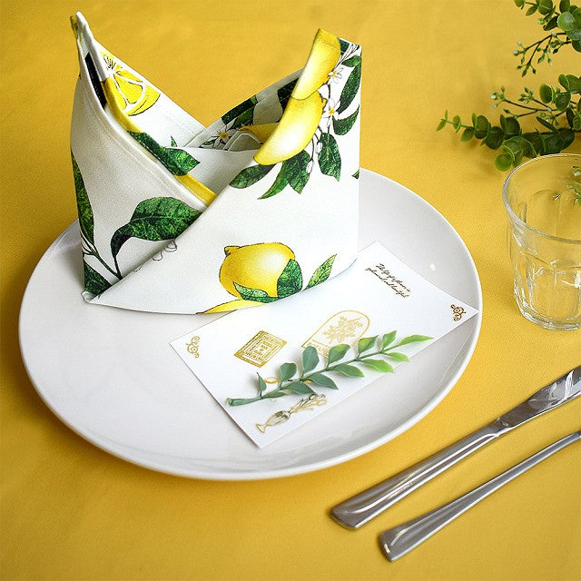 Set of 2 table napkins / torchon Soleil Provence